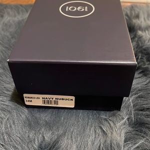 boys blue loafers brand new suede navy blue size 34/ 2 us